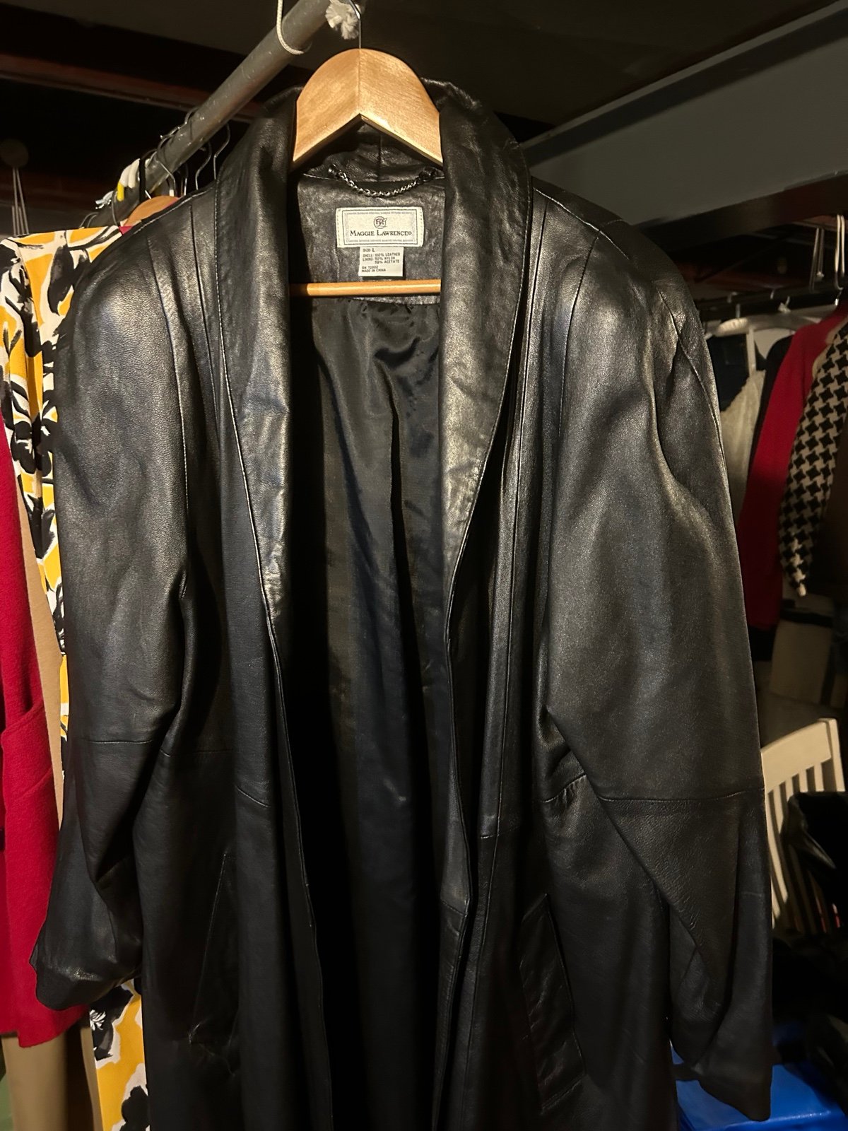 Vintage Maggie Lawerence leather jacket