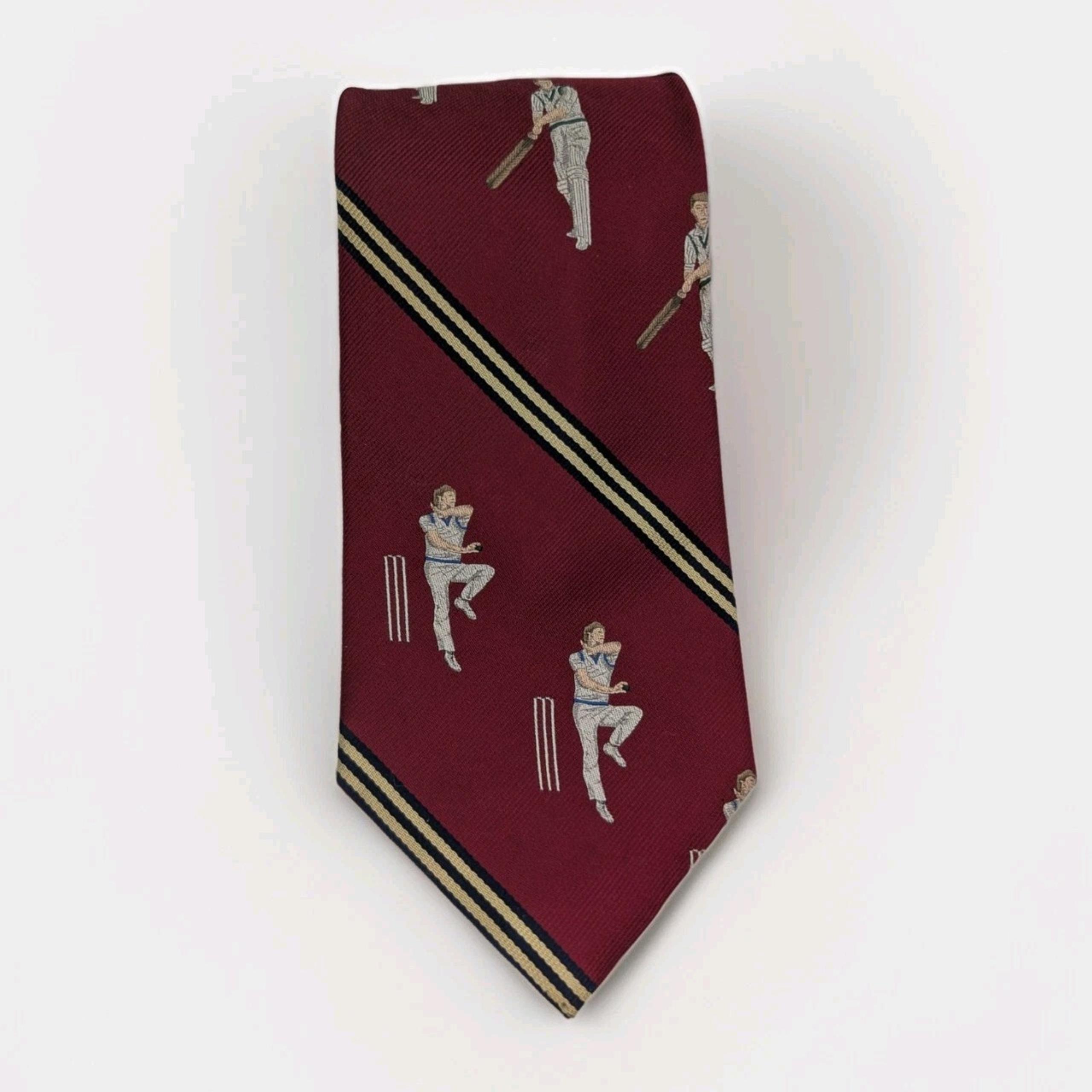 VTG Nautica Necktie Tie Sailing ship 100% Silk made USA Nautical Hand Finished