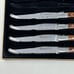 Trudeau Laguiole Steak Knives With Pakkawood Handles & Stainless Set of 4