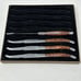 Trudeau Laguiole Steak Knives With Pakkawood Handles & Stainless Set of 4