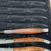 Trudeau Laguiole Steak Knives With Pakkawood Handles & Stainless Set of 4