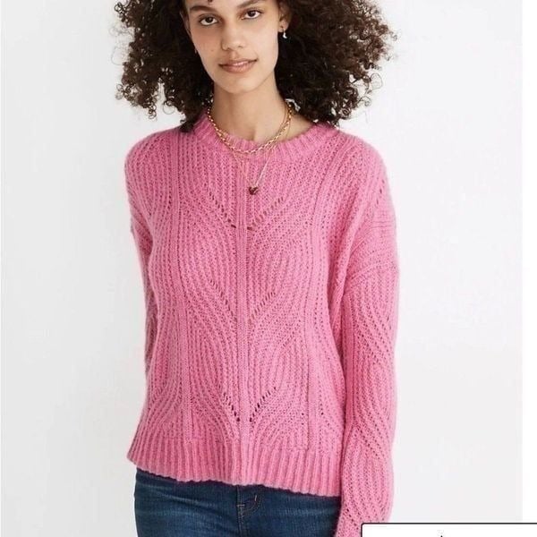 NWT Madewell Alpaca Blend Charley Pullover Sweater. Size Small Smoke Free Home.