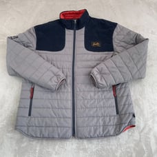 HOWLER BROTHERS MERLIN Puffer Jacket Men 2XL Grey Primaloft Insulated Logo 200