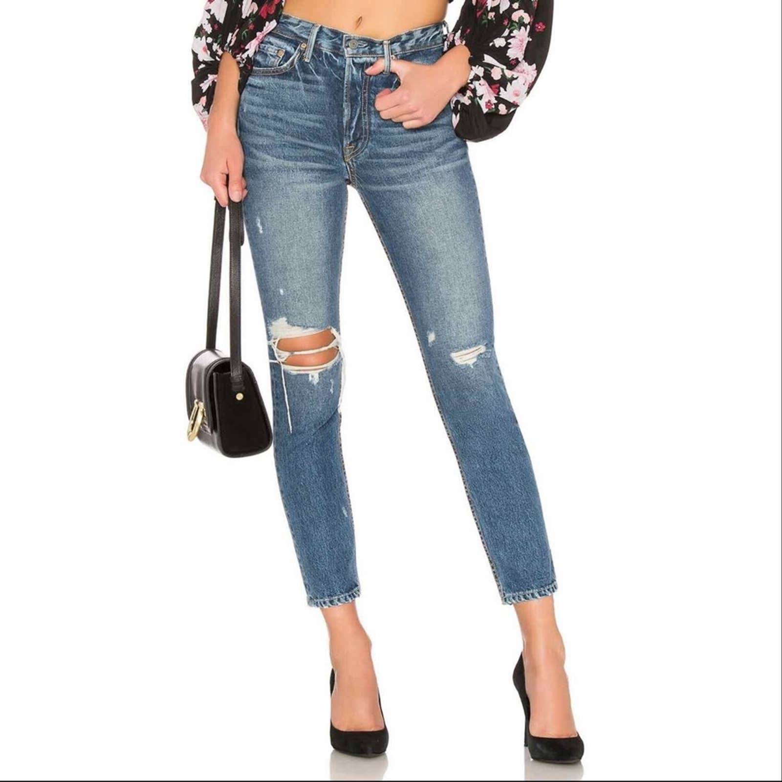 NWT Grlfrnd Karolina High-Rise Skinny Jeans in More Life Size 26