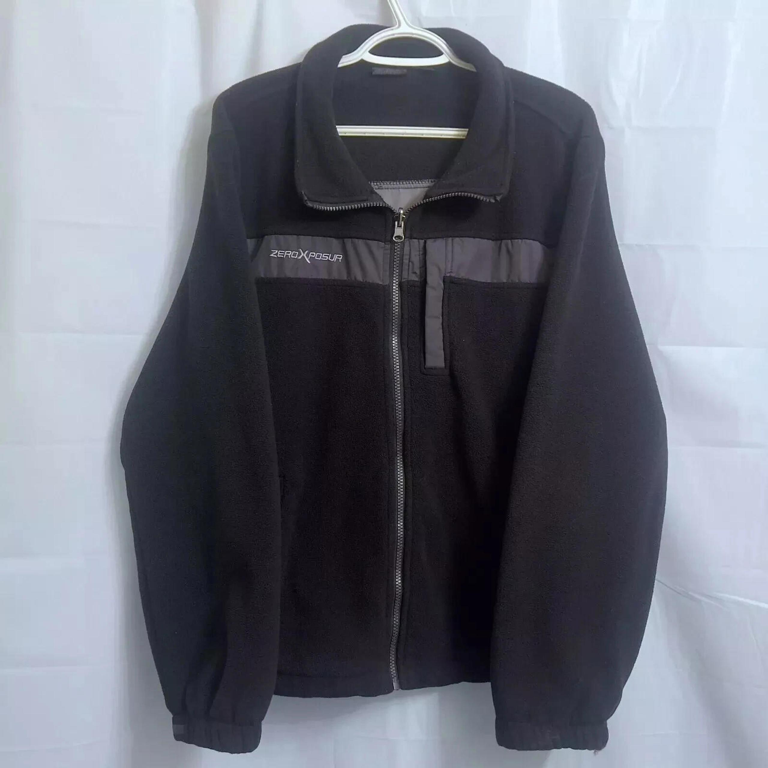 ZeroXposur Fleece Jacket Men's Small S Black 84491-9