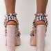 Dolls Kill x Azalea Wang Sugar High Chunky Sandal In Pink