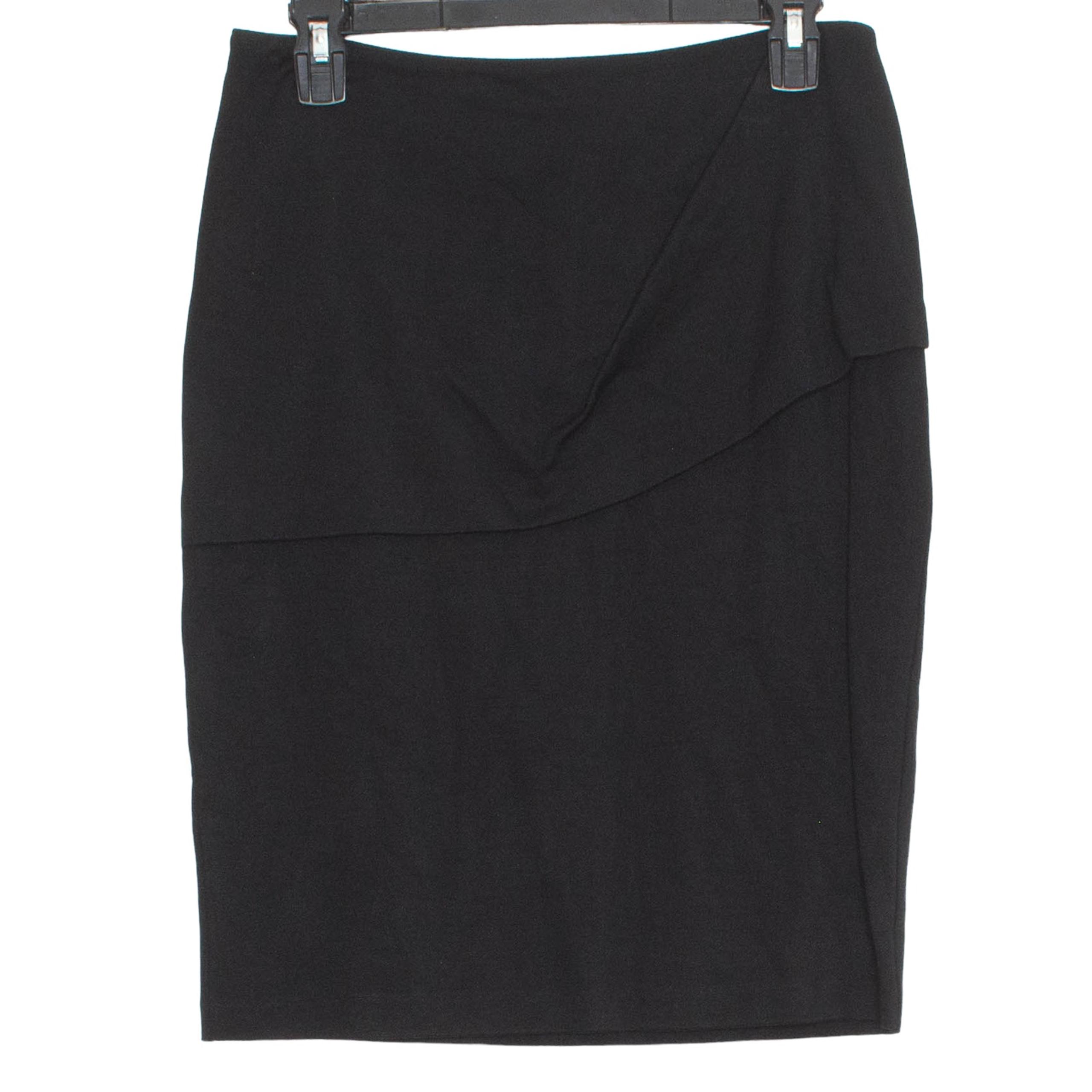 Cabi Womens Skirt Overlay Pencil Career Office Black Size 4 DC