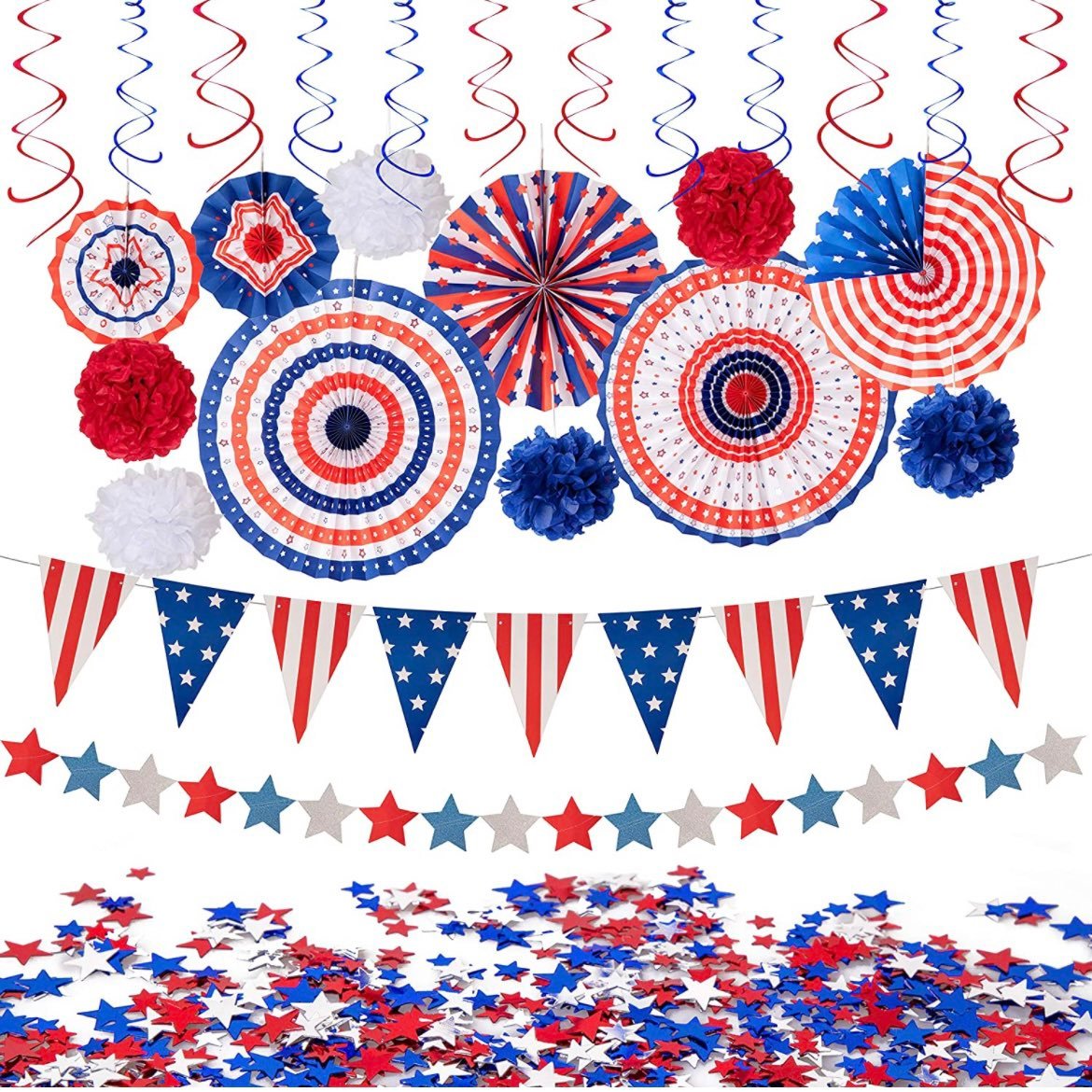 4th/Fourth of July Patriotic Decorations