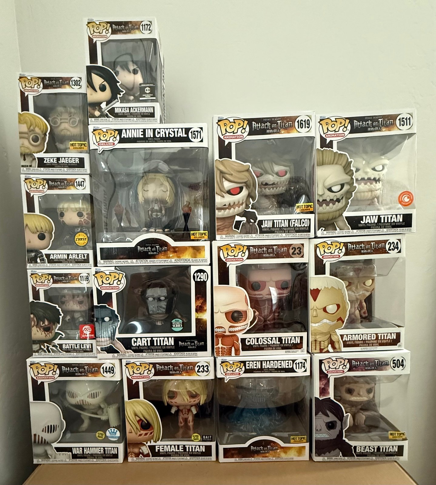 Attack on Titan Funko bundle