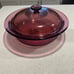 Corning Pyrex Visions 2.5 Qt Glass Casserole Dish - Cranberry