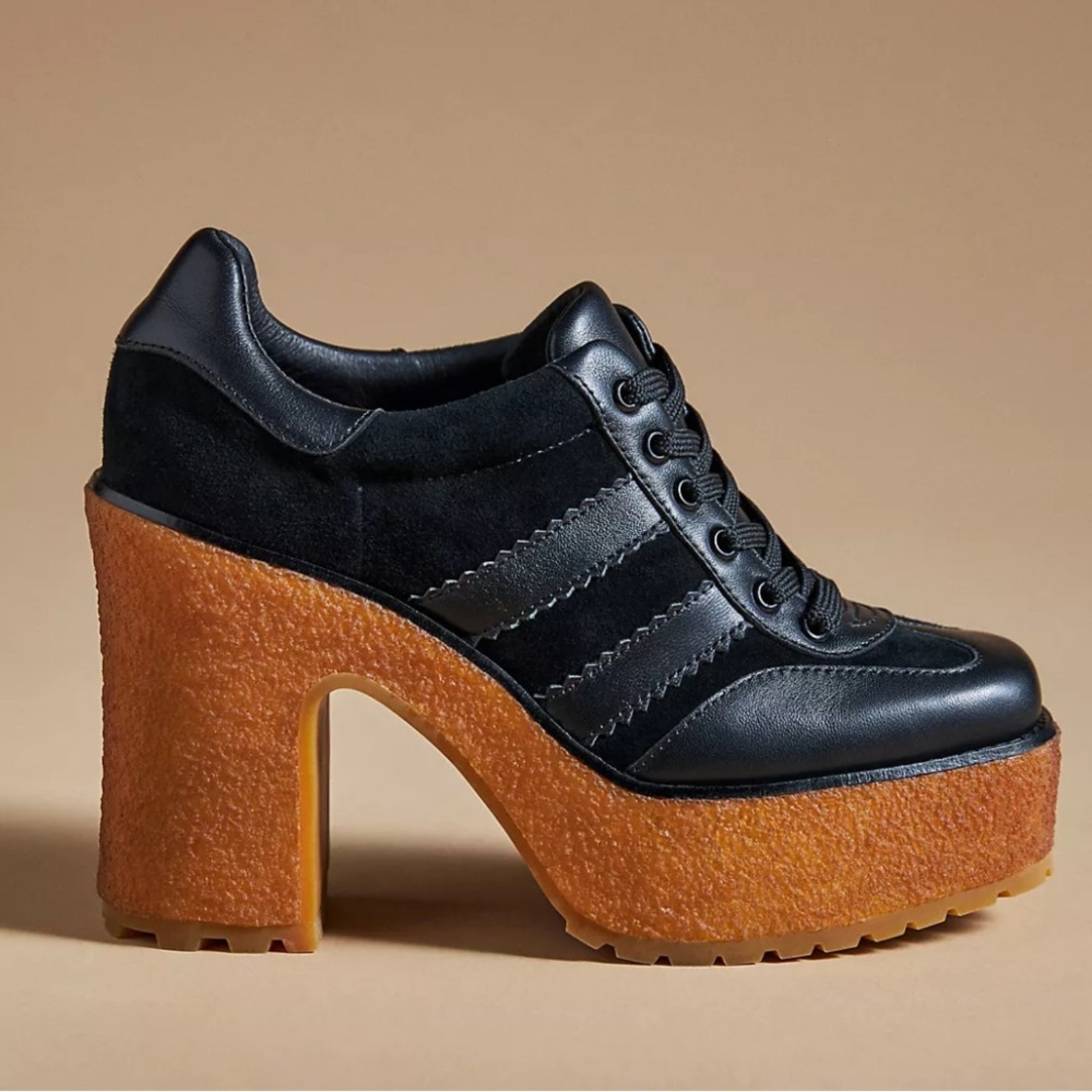 Anthropologie Cecelia New York Hyde Platform Sneaker Heels