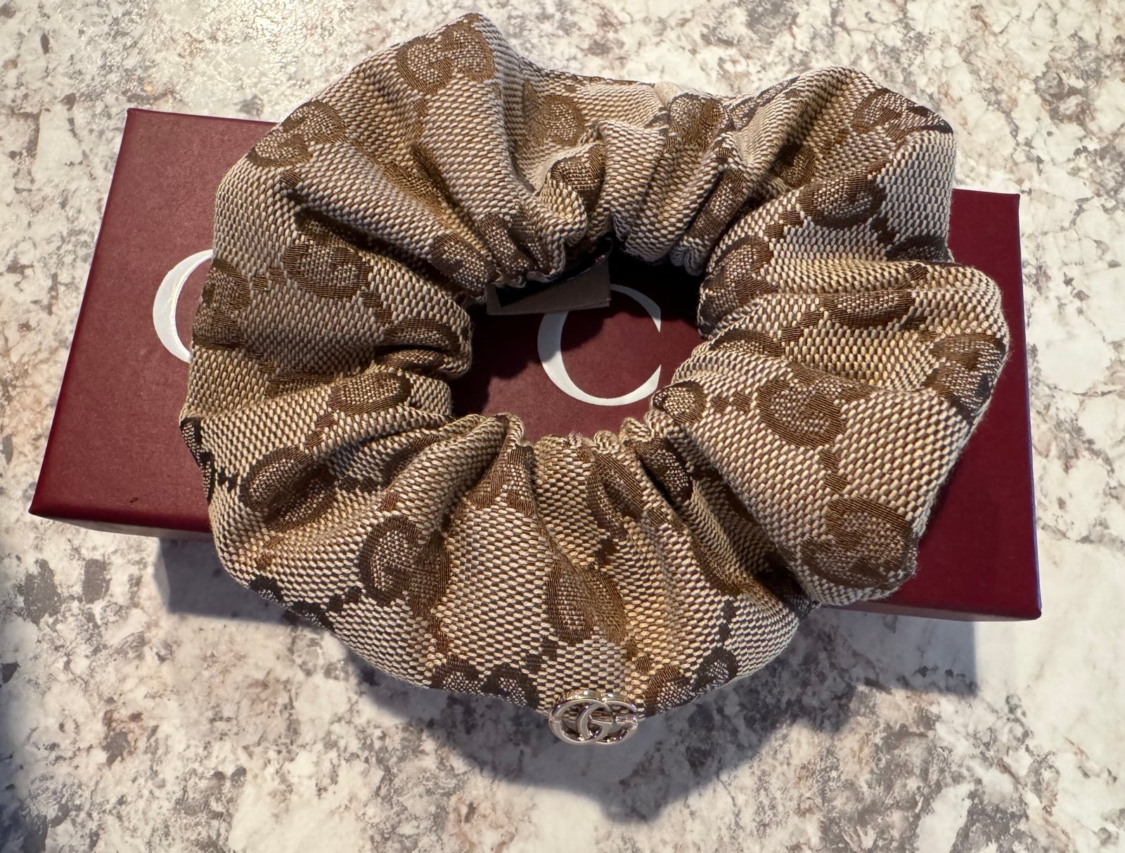 Gucci GG Canvas Scrunchie