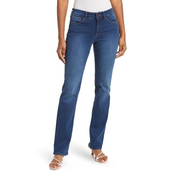 NYDJ Marilyn Straight Leg Jeans Blue