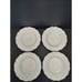 Dansk Fransk Collection Soup Bowls Large Rim Raised Curved Lines Set 4 White (A)
