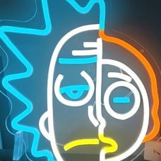 Rick and Morty led sign
