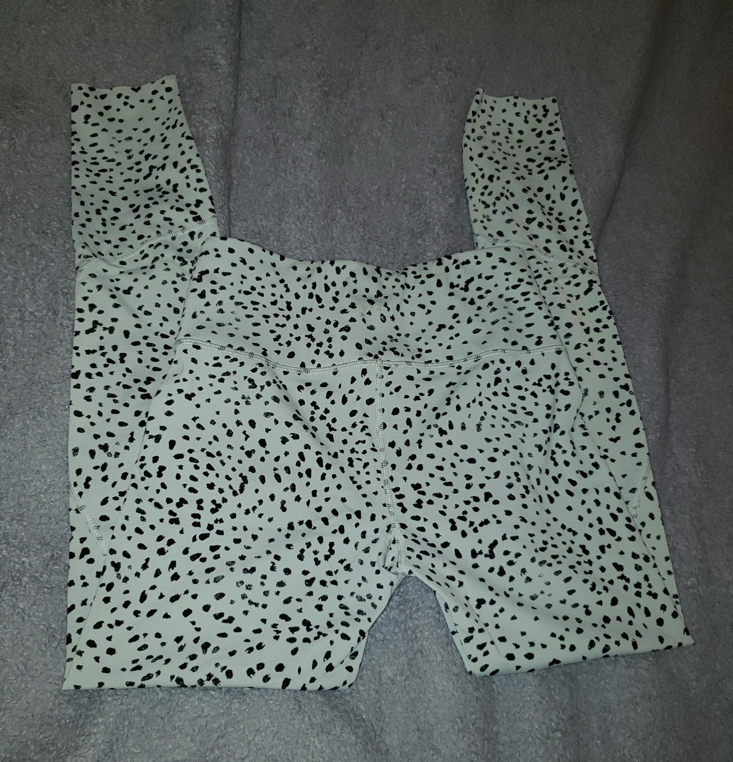 VARLEY Women's High Waist Ankle Crop Leopard Print Stretch Leggings size XS