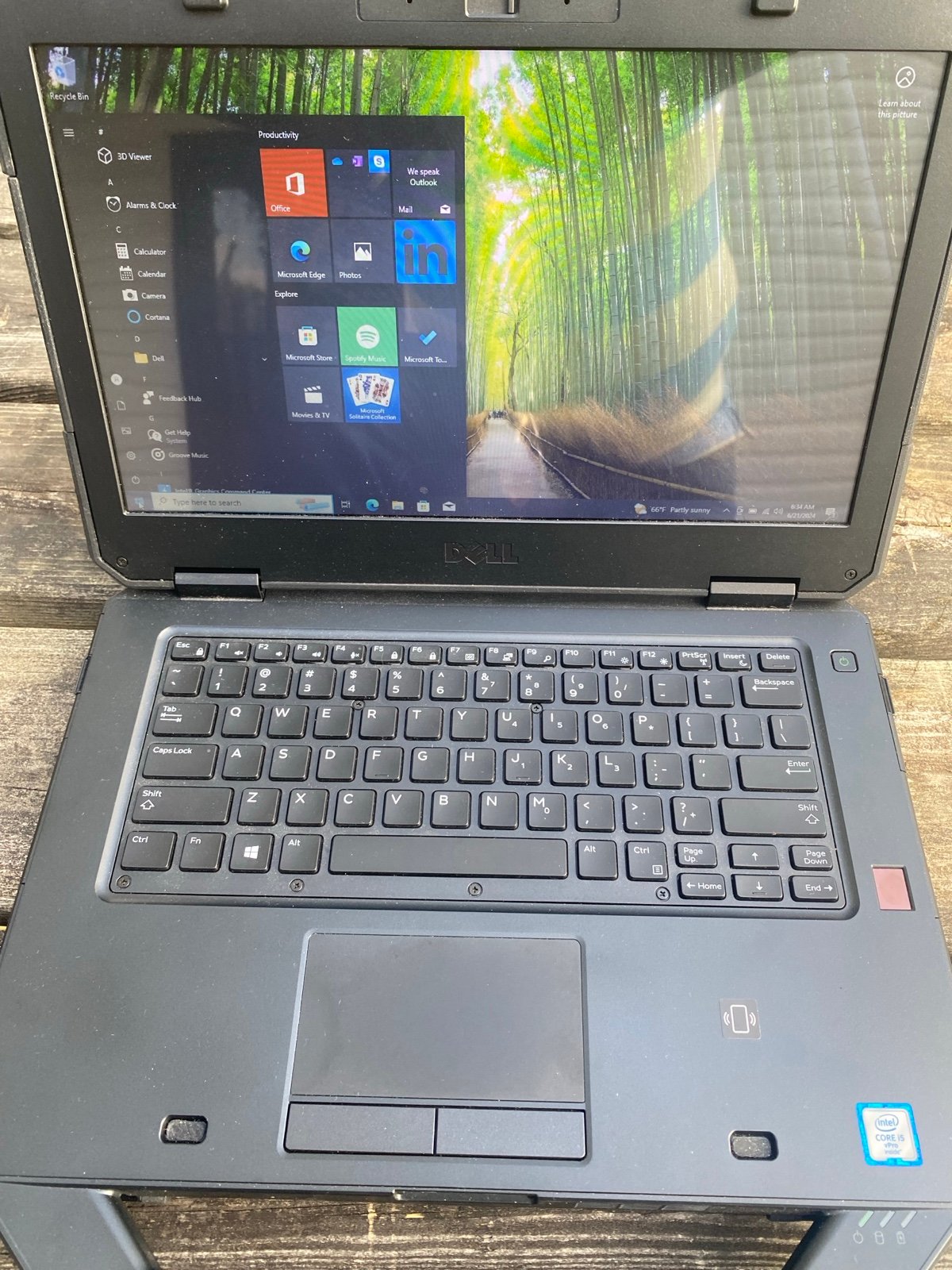 Dell Latitude Rugged laptop 5414 core i5 256ssd 8GB RAM