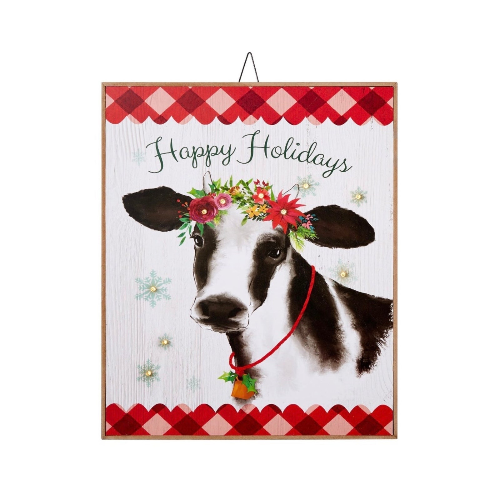 The Pioneer Woman LED Hanging Sign, Happy Holidays