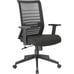 Lorell Mesh Seat Cover - 19 Length x 19 Width - Polyester Mesh - Gray - 1 Each