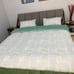 Light luxury ins simple cotton bed sheet three-piece quilt cover