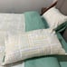 Light luxury ins simple cotton bed sheet three-piece quilt cover