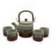 Otagiri Vintage Shell Teapot and 4 Teacups