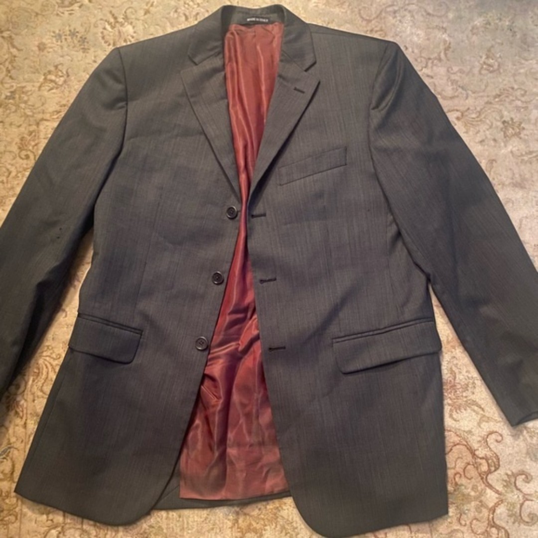 Barneys New York Red Suit Blazer