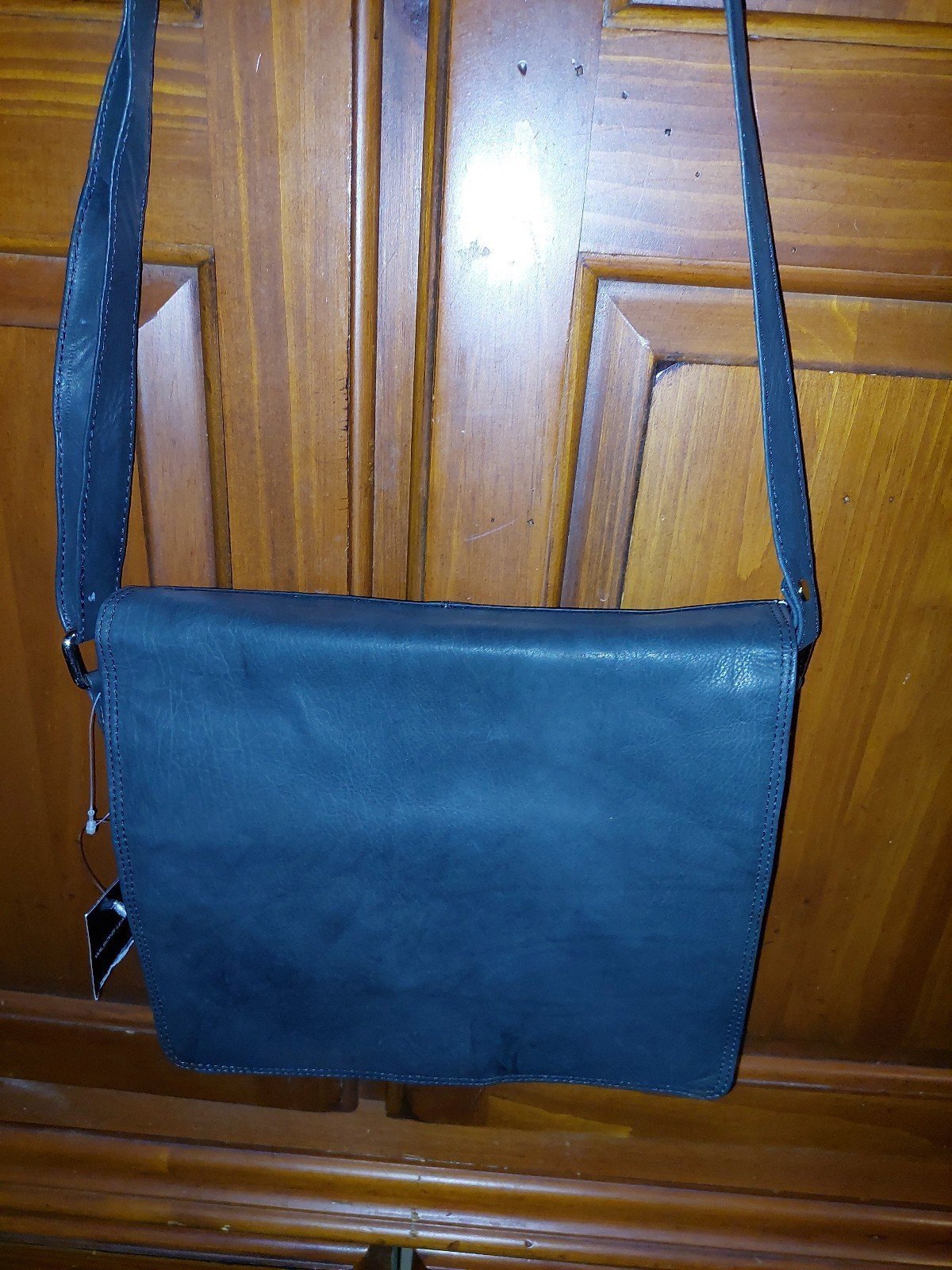 Leather Messenger/Tablet Crossbody Bag