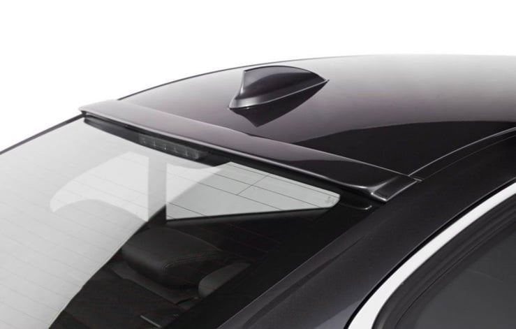 2012-2018 For BMW 3 Series F30 Roof Spoiler Gloss Black Wing