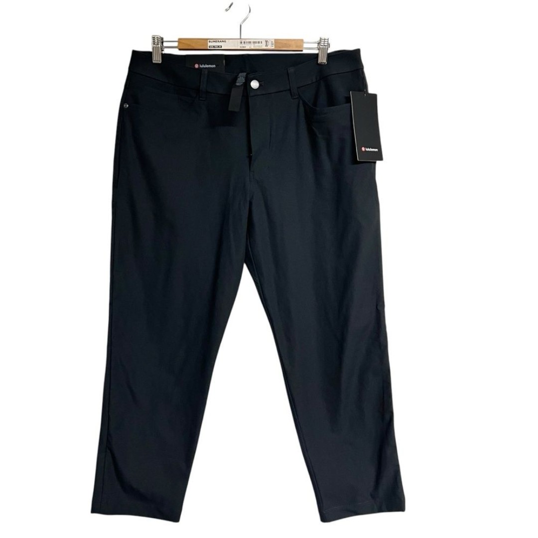New Mens Lululemon ABC Classic Fit 5 Pocket Pants 34 X 28 Warpstreme Obsidian