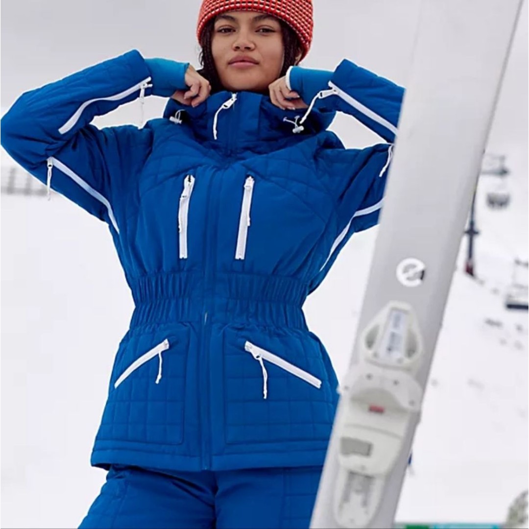 NWOT / Free People / FP Movement / All Prepped Ski Coat in BLUE / XS / $428