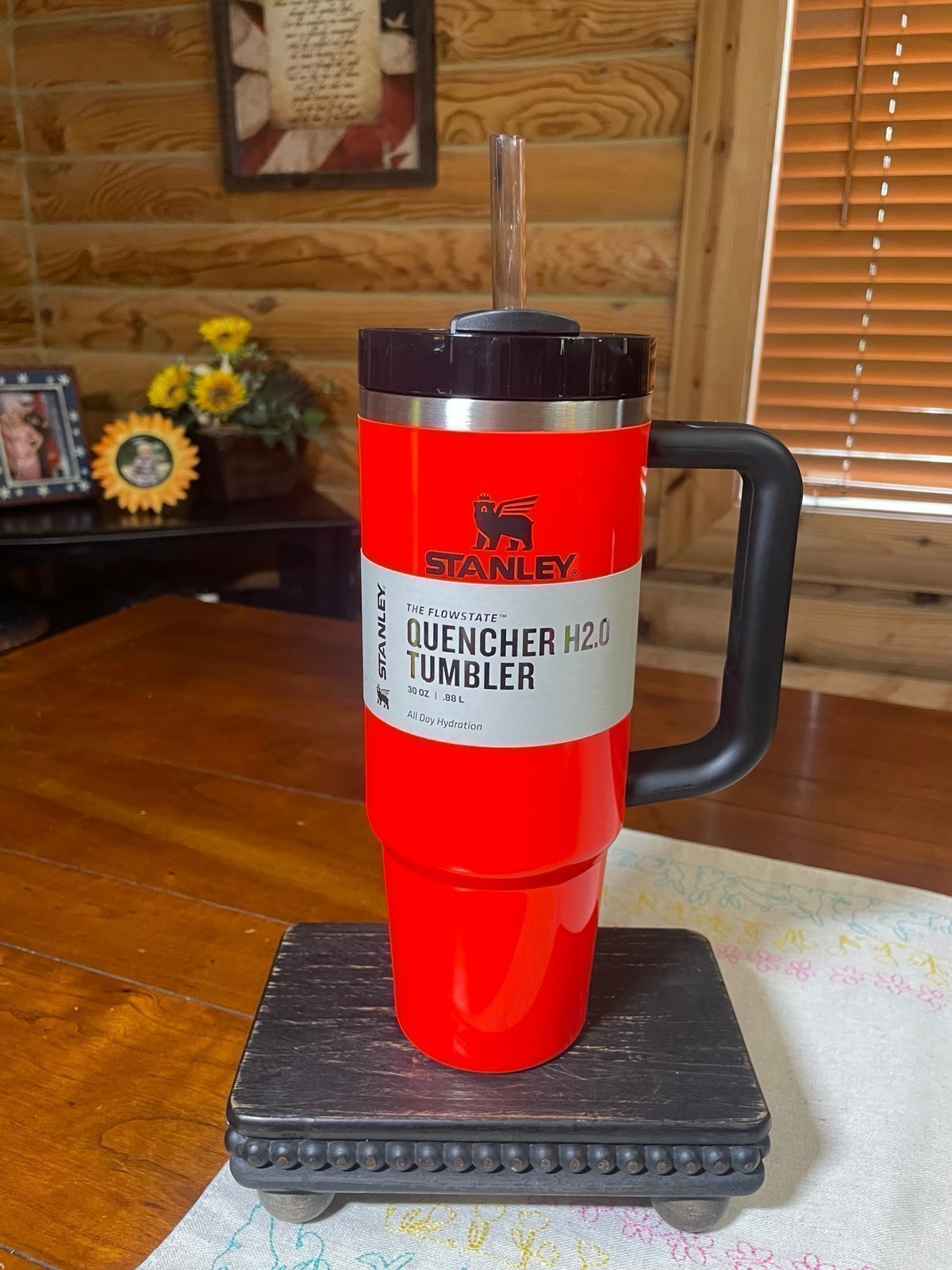HTF NEON ORANGE Stanley 30oz Tumbler