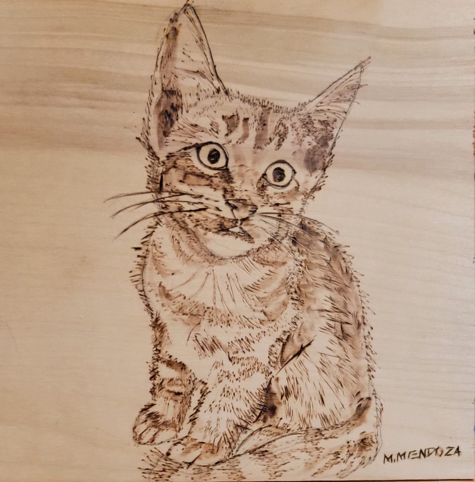 Wood burning art