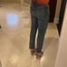 New Moussy Vintage Distressed Frayed Hem Skinny Jeans Size 25