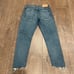 New Moussy Vintage Distressed Frayed Hem Skinny Jeans Size 25