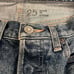 New Moussy Vintage Distressed Frayed Hem Skinny Jeans Size 25