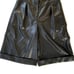 NWOT Jonathan Simkhai Black Vegan Leather Bermuda Shorts Size 0