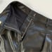 NWOT Jonathan Simkhai Black Vegan Leather Bermuda Shorts Size 0
