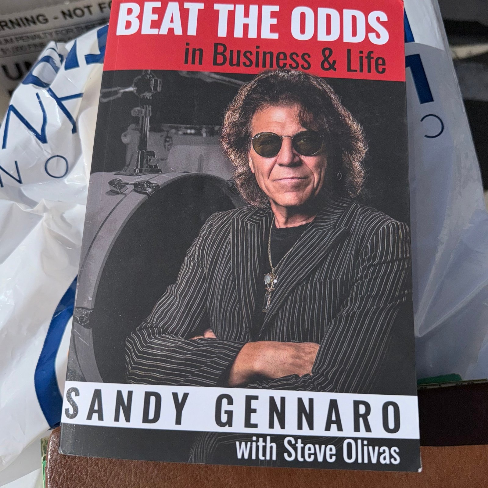 BEAT THE ODDS IN BUSINESS AND LIFE SIGNED SANDY GENNARO