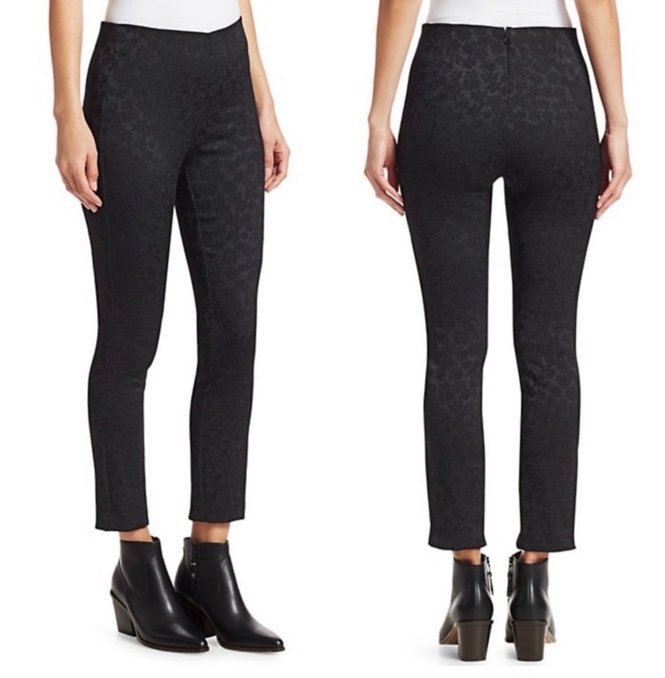Rag & Bone Simone Jacquard Pant Black Women’s Size 12