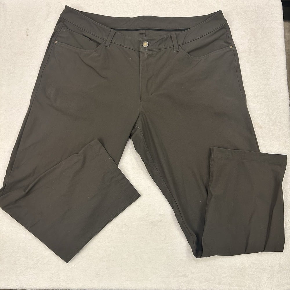 Lululemon Men's Gray Warpsteme ABC Classic-Fit 5 Pocket Pants Size 39x28
