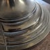 Vintage tall heavy brass table lamp unique
