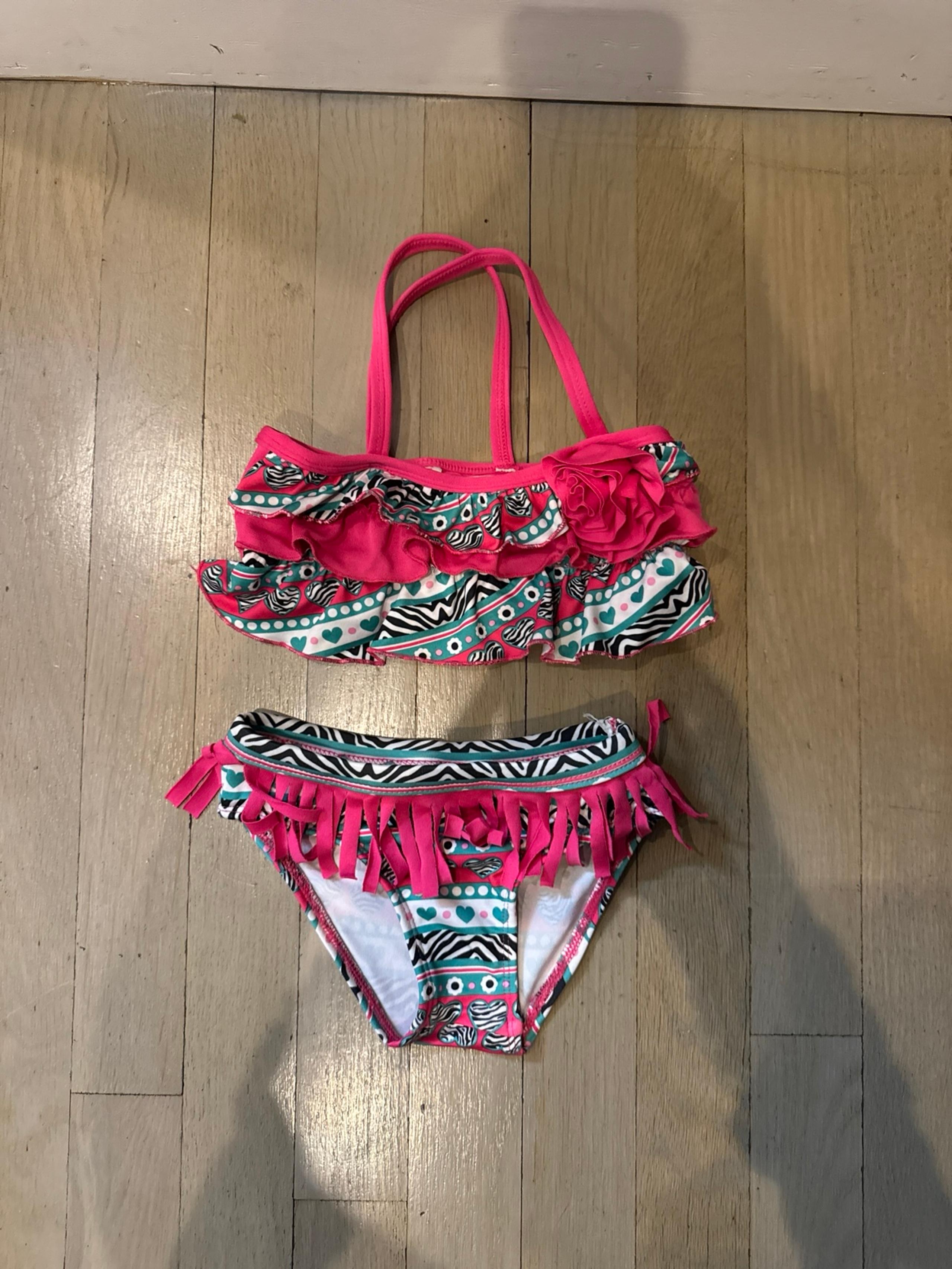 Pink platinum bathing suit Toddler Girl Two-Piece Swimsuit -size 3T