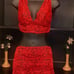 Victoria's Secret Red Lace Lingerie Set