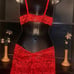 Victoria's Secret Red Lace Lingerie Set