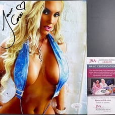 Nicole Coco Austin Sexy Playboy Model Signed 8x10 Photo A Autograph JSA COA