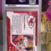 Patrick Mahomes II-Zenith, Behind the Numbers-Red Mosaic, PSA 10-POP 3, CHIEFS