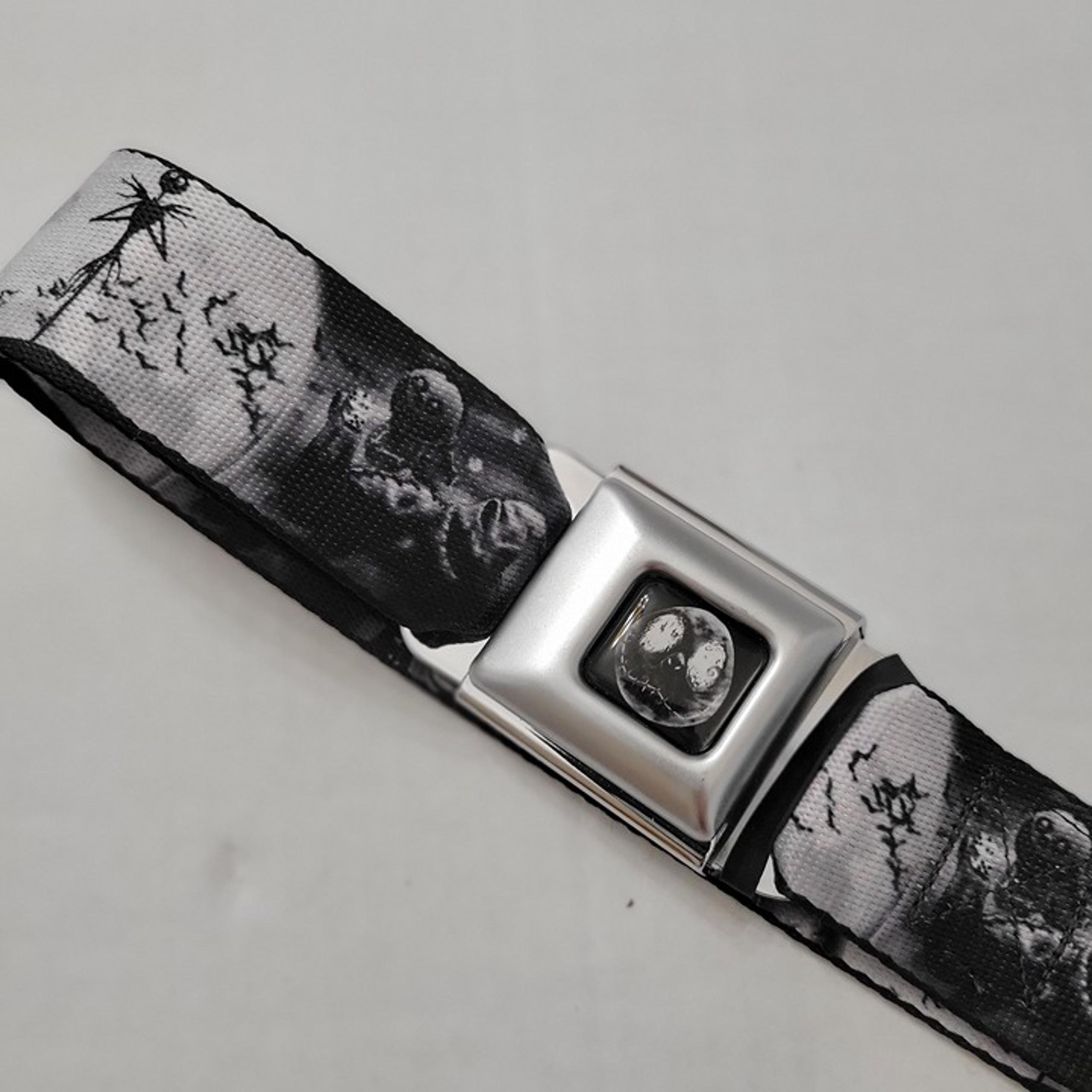 Buckle Down Nightmare Before Christmas Seatbelt Style Belt Adj 50" Made in USA