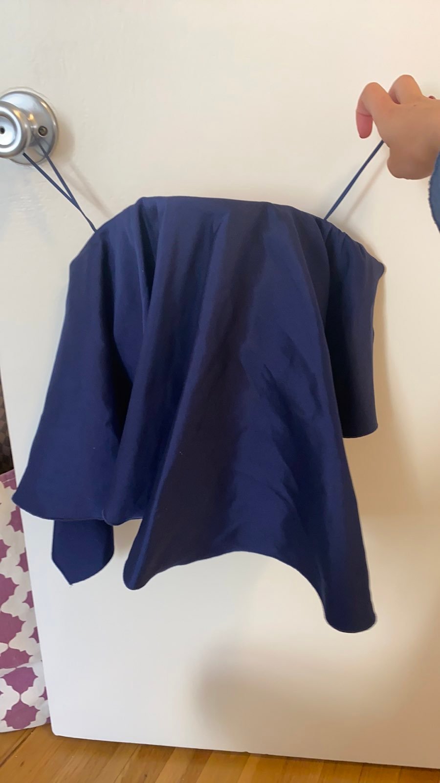 Solace London silk crop top