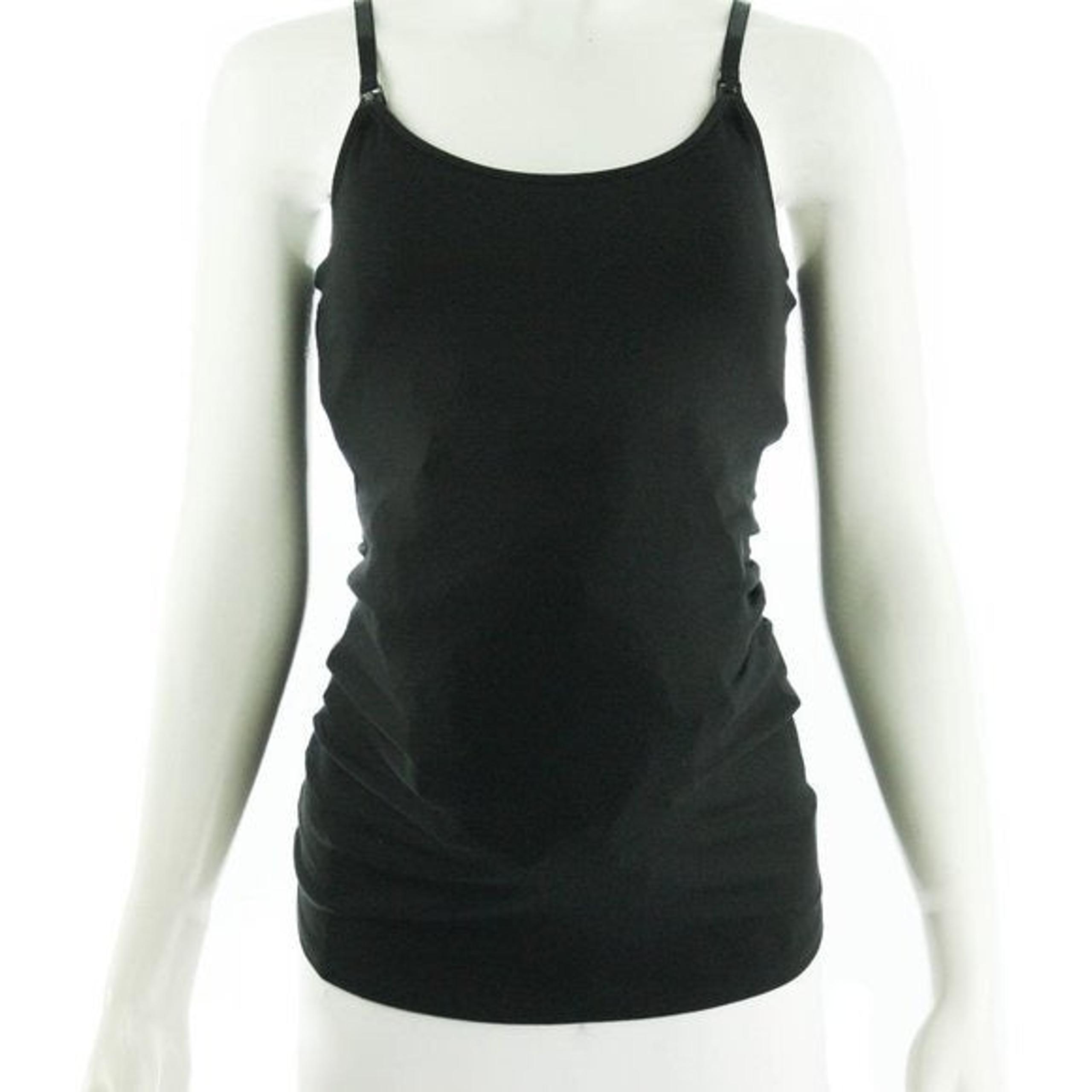 A PEA IN THE POD Maternity Black Knit Tank Top